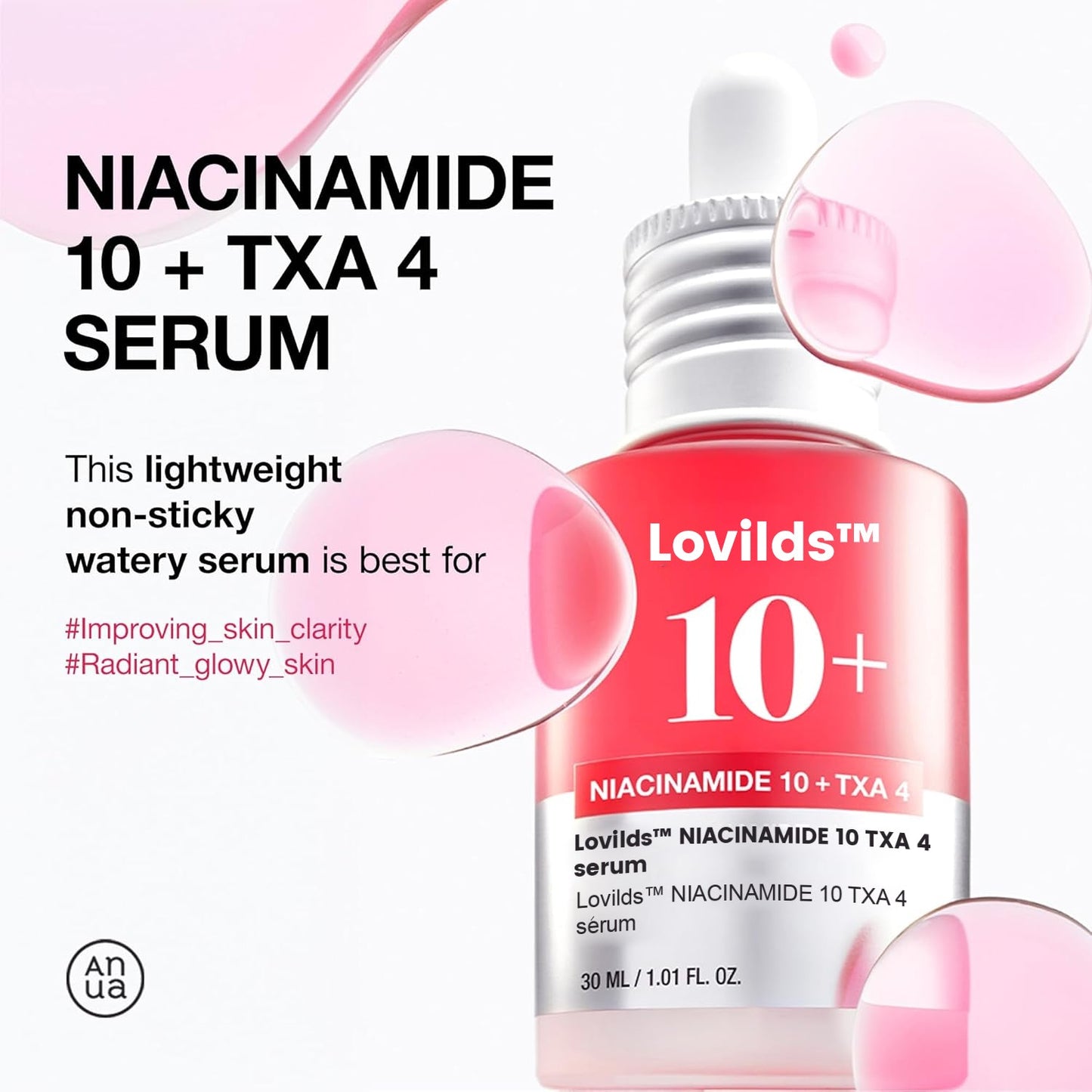 Final 3 Hours:70% OFF🔥 Lovilds™ 10% Niacinamide+ 4% Tranexamic Acid Serum