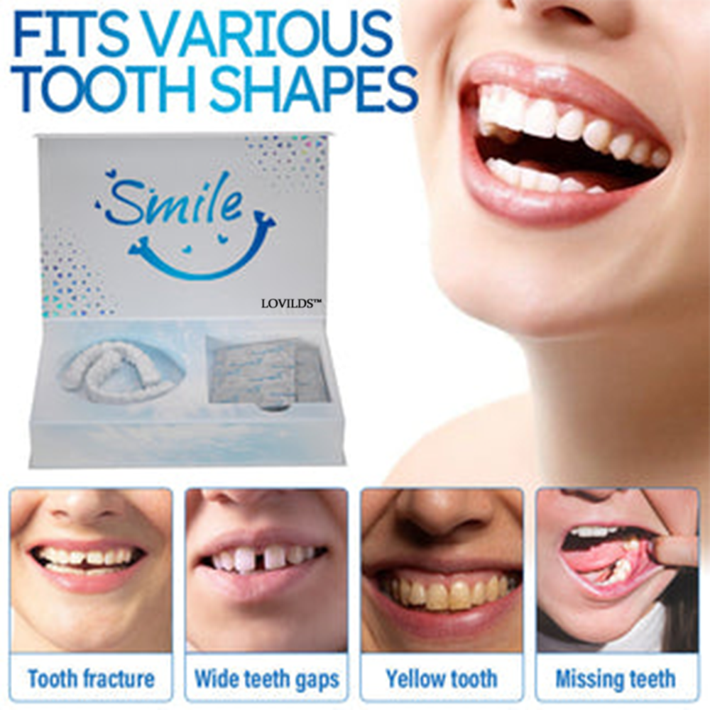 ✅Official Store | LOVILDS™ Moldable Dentures and Dedicated Cleaning Tablets⭐Obtain Australian Dental Association (ADA) Certification