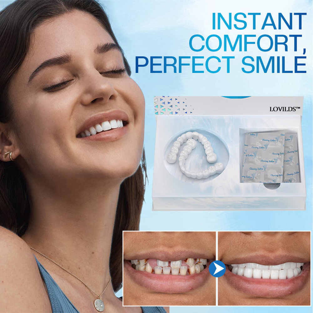 ✅Official Store | LOVILDS™ Moldable Dentures and Dedicated Cleaning Tablets⭐Obtain Australian Dental Association (ADA) Certification