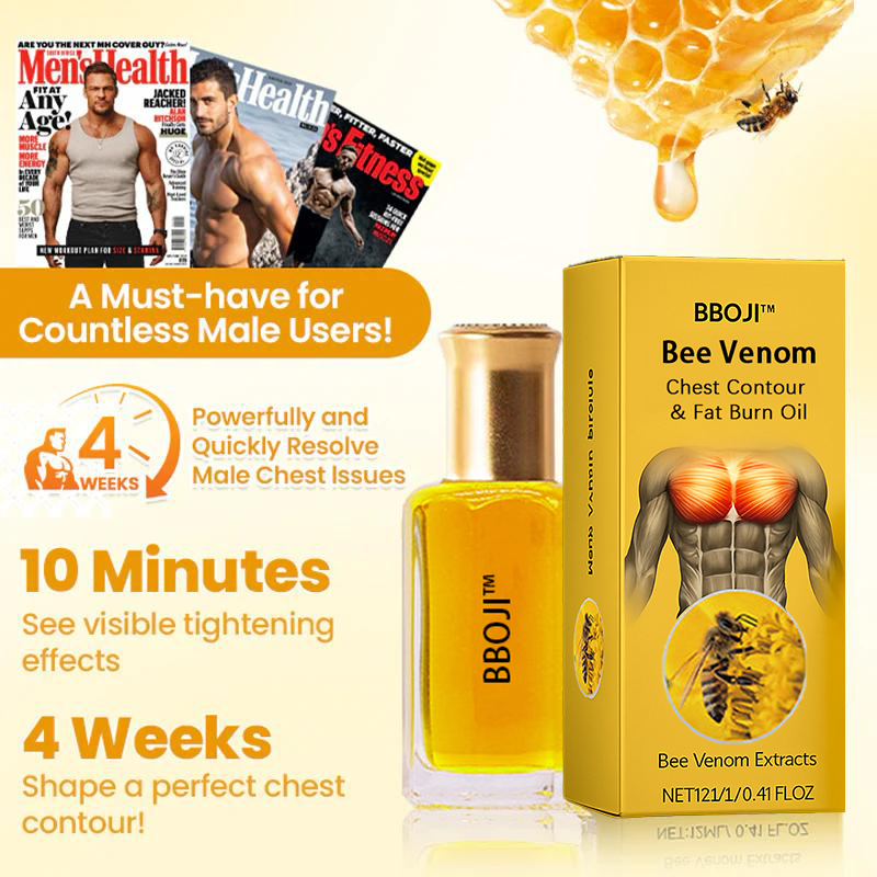 BeeVenom Chest Contour & Fat Burn Oil