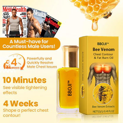 BeeVenom Chest Contour & Fat Burn Oil